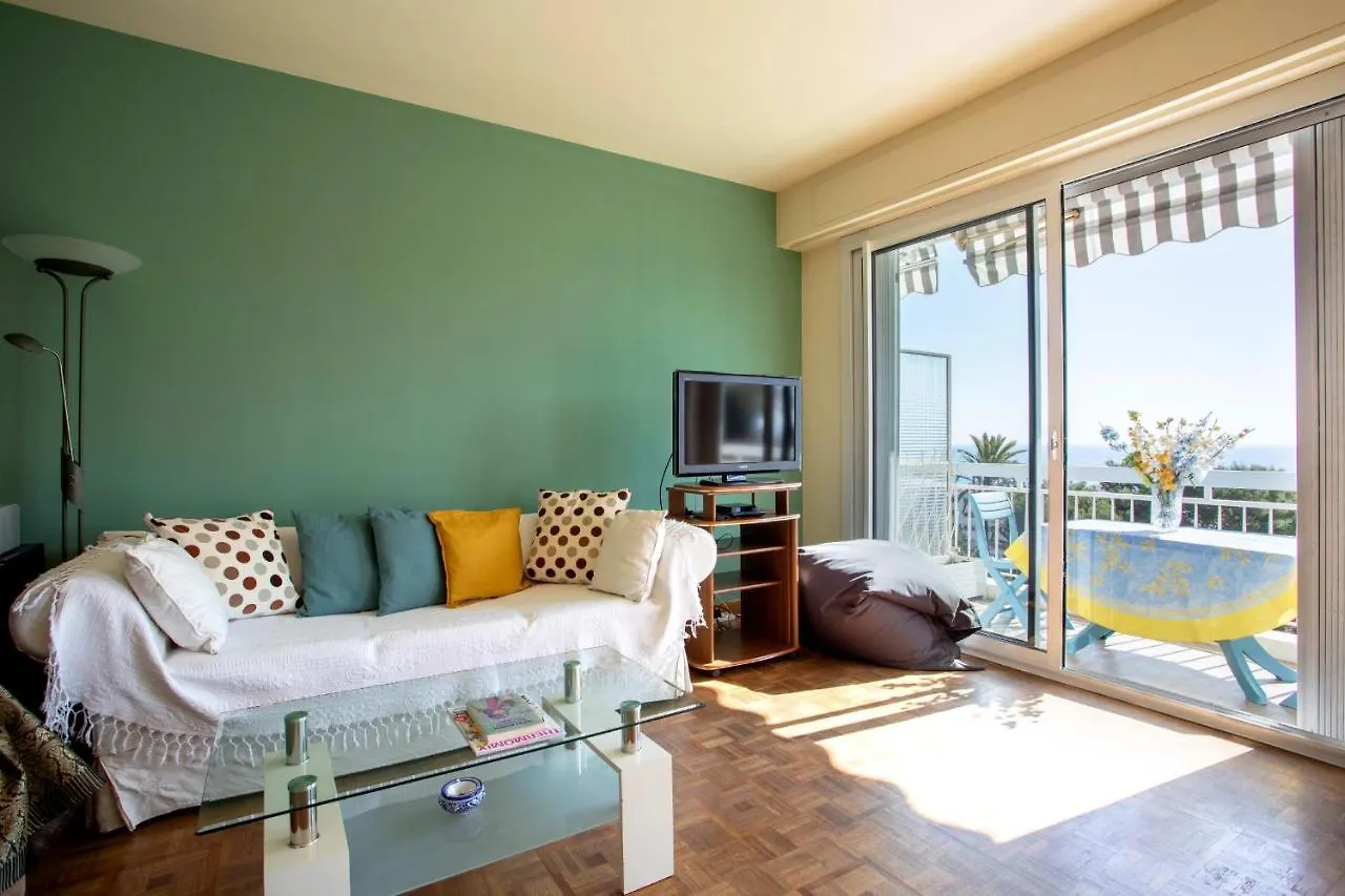 Apartment T2 Fabron Sea View Near Shops And Tram Nice